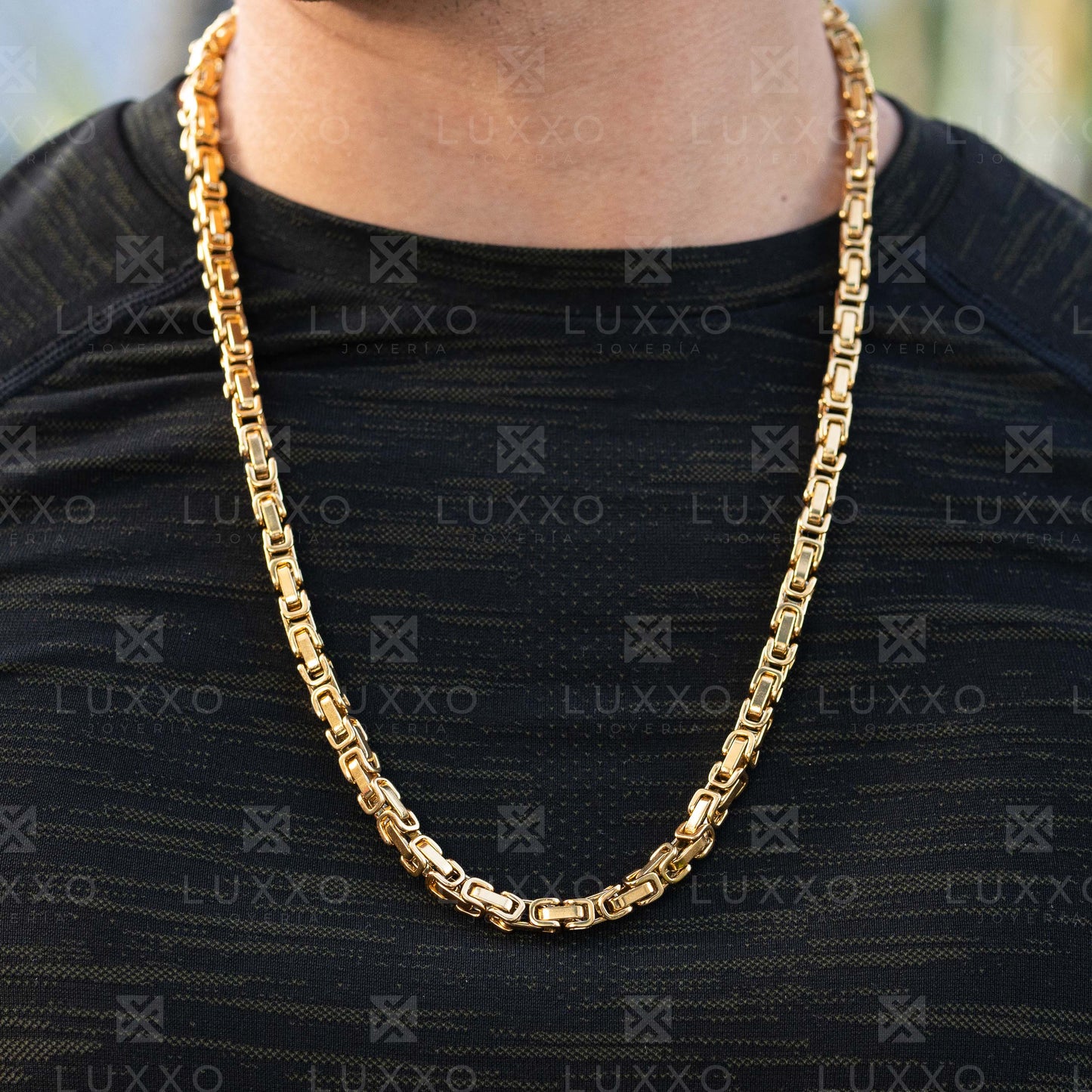 Rustic Chain + Rustic Bracelet Bundle - 6mm