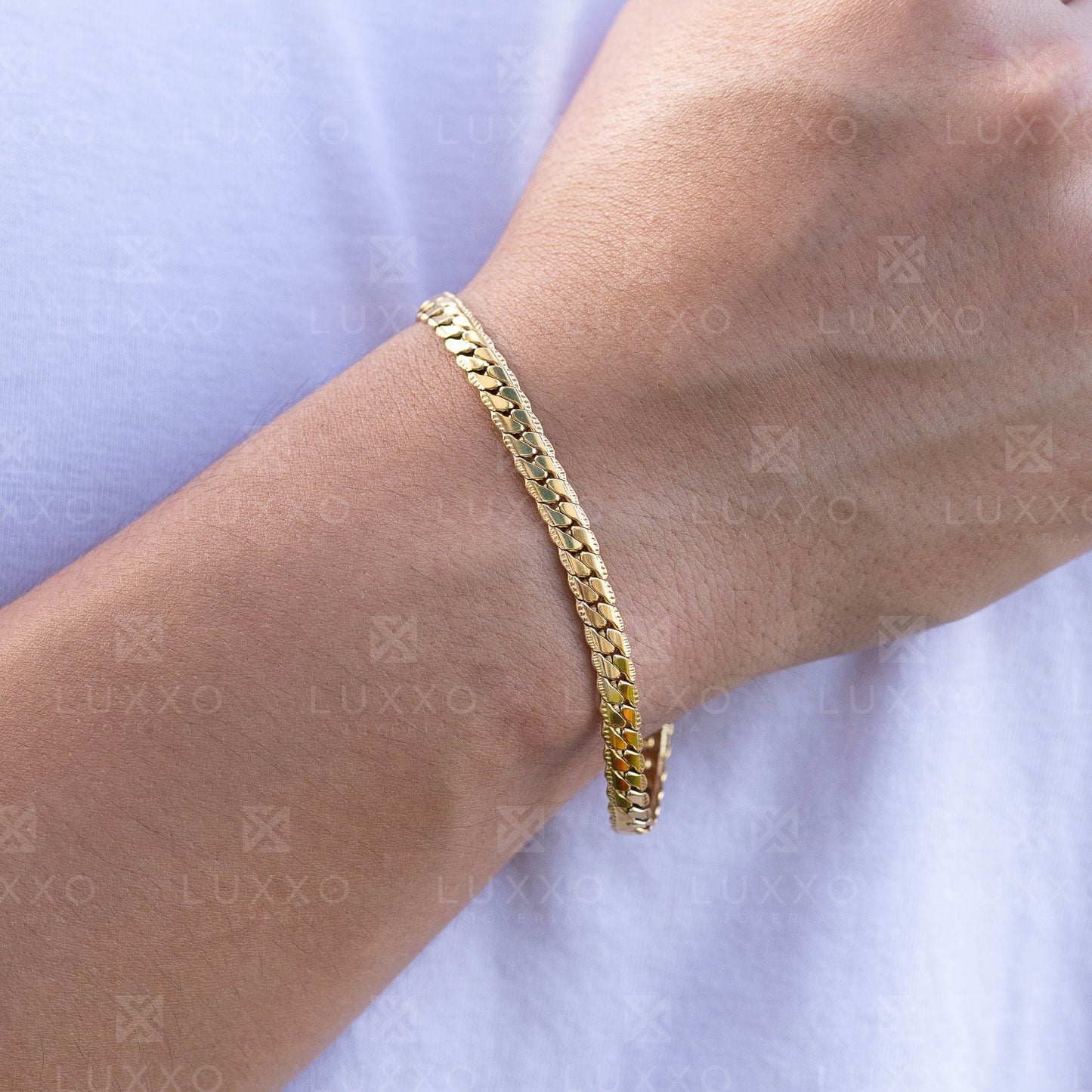 Engraved Chain + Engraved Bracelet Bundle - 6mm