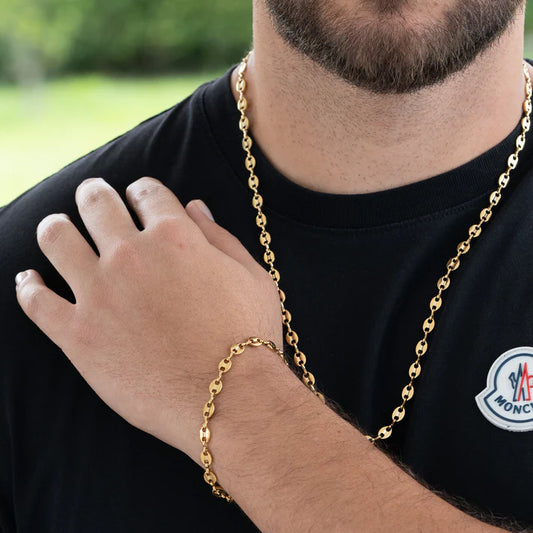 Gucci Chain + Gucci Bracelet Bundle - 6mm