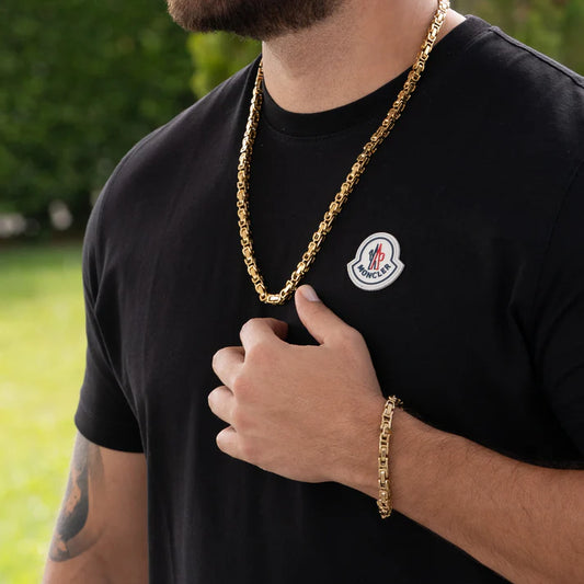 Rustic Chain + Rustic Bracelet Bundle - 6mm