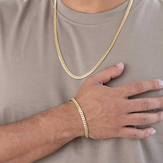 Snake Chain + Snake Bracelet Bundle - 6mm